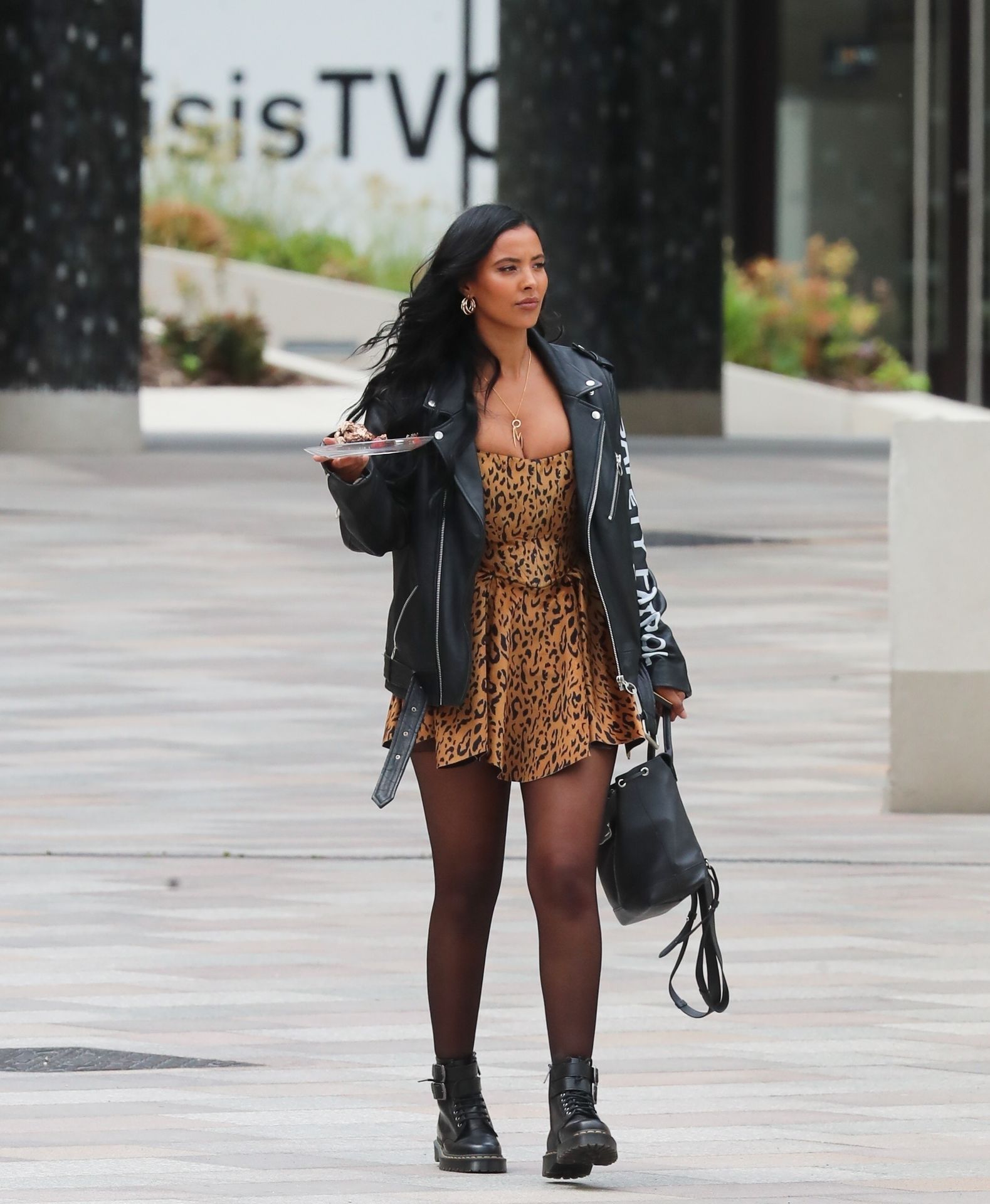Maya Jama Shows Off Her Cleavage in London (27 Photos)