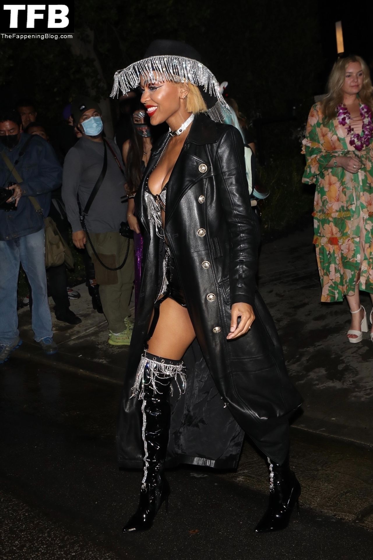 Meagan Good Arrives at the CARN*EVIL Halloween Party in Bel Air (45 Photos)