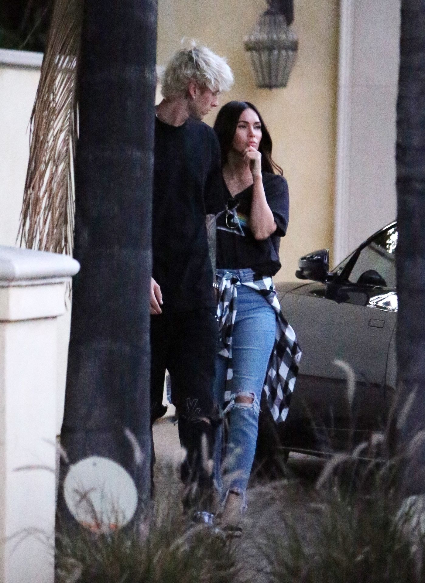 Megan Fox Leaves Machine Gun Kelly’s LA Home After a Late-Night Rendezvous (36 Photos)