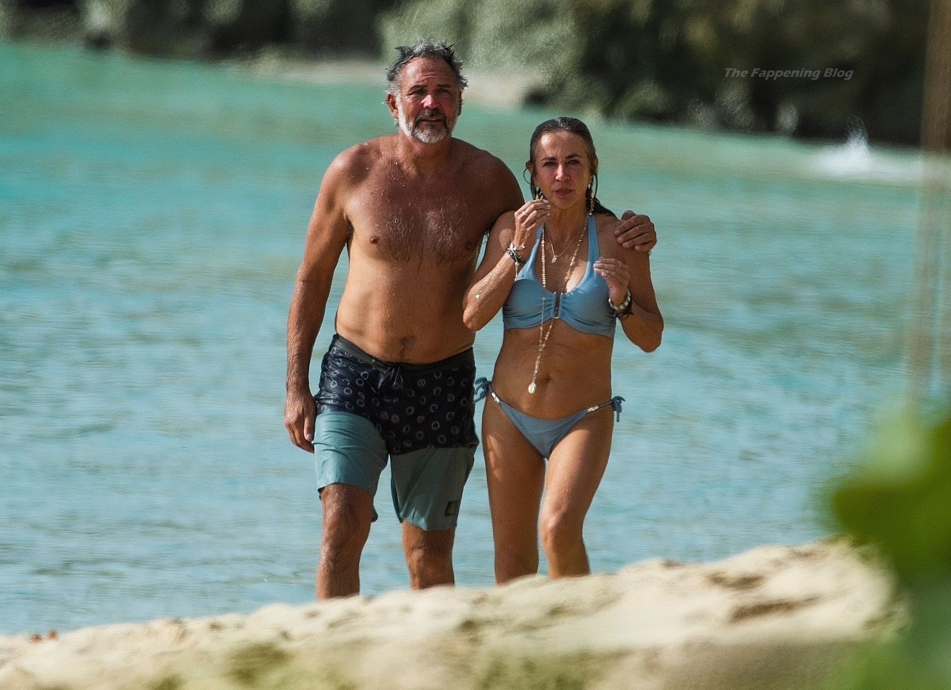 Michelle Cockayne is Spotted with a Mystery Man in Barbados (52 Photos)