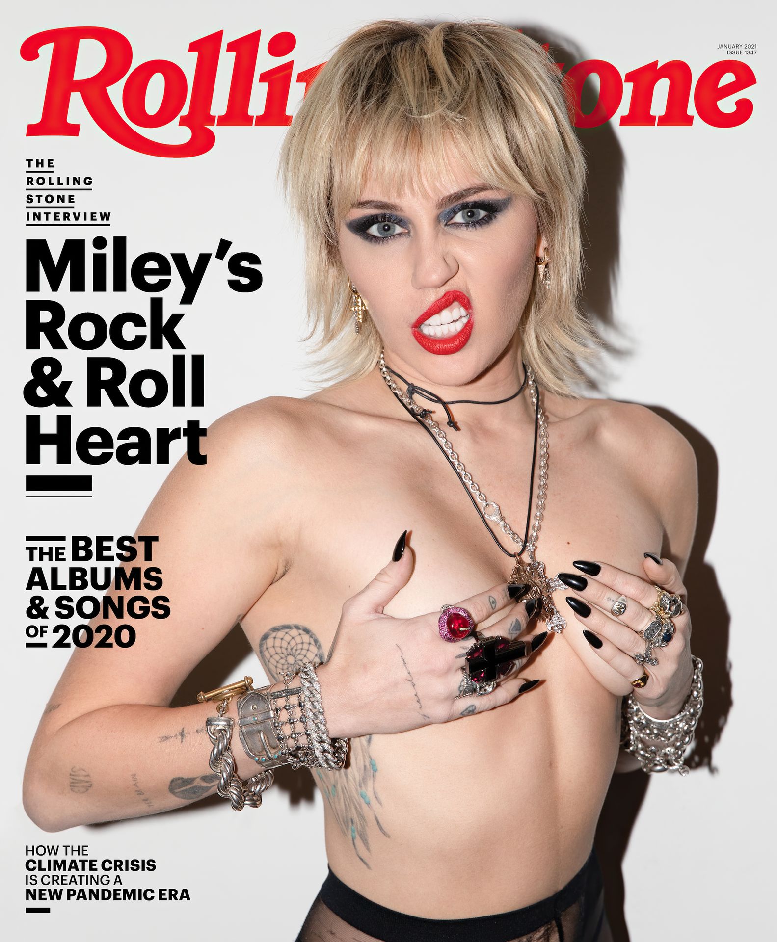 Miley Cyrus Nude & Sexy - Rolling Stone (8 Photos)