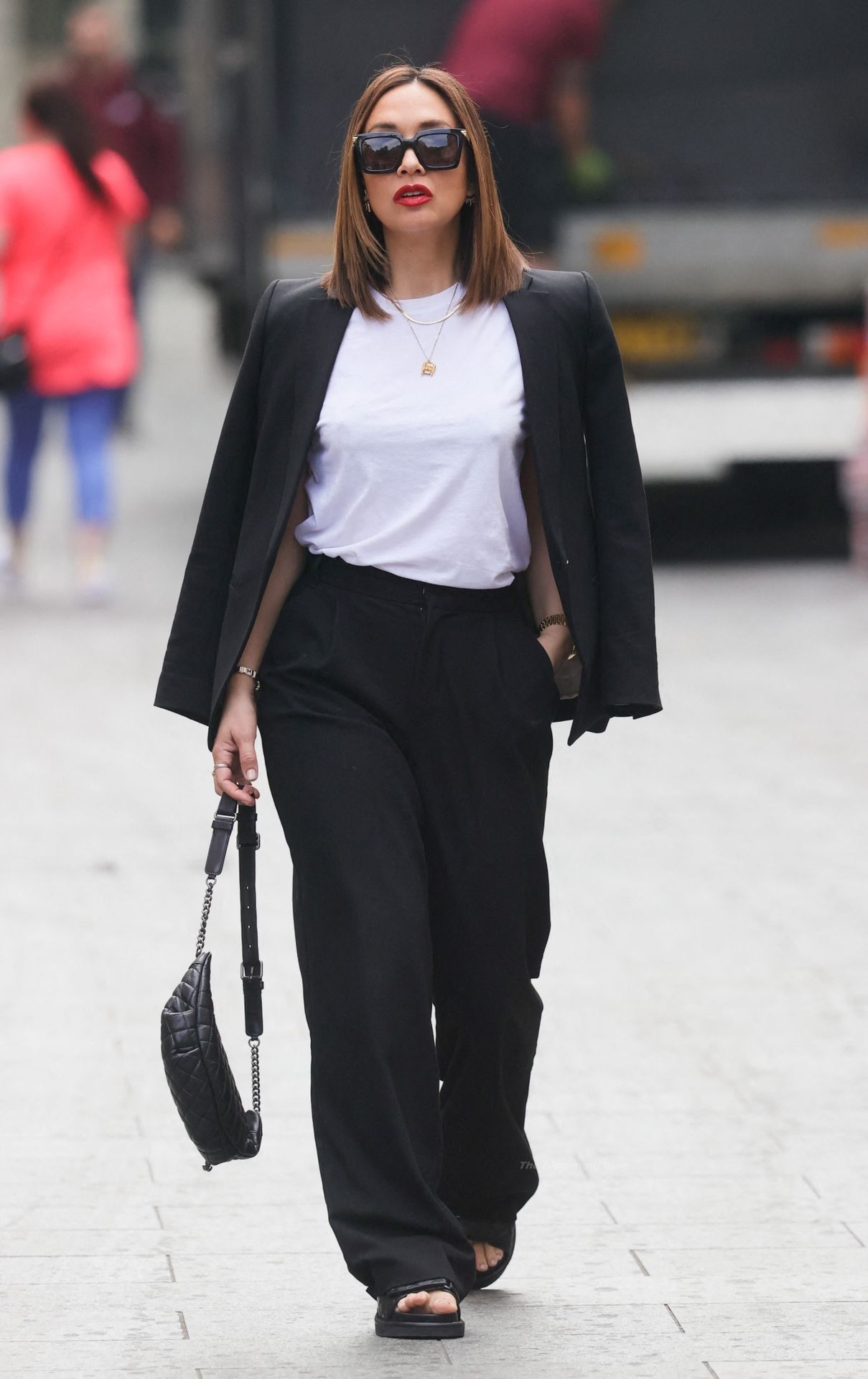 Myleene Klass Looks Chic in London (19 Photos)