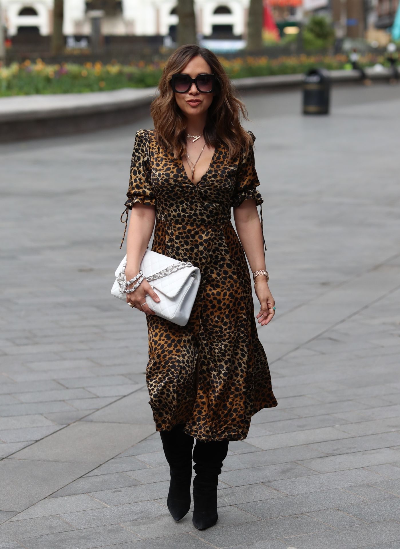 Myleene Klass Was Pictured Arriving at the Smooth Radio Studios (23 Photos)