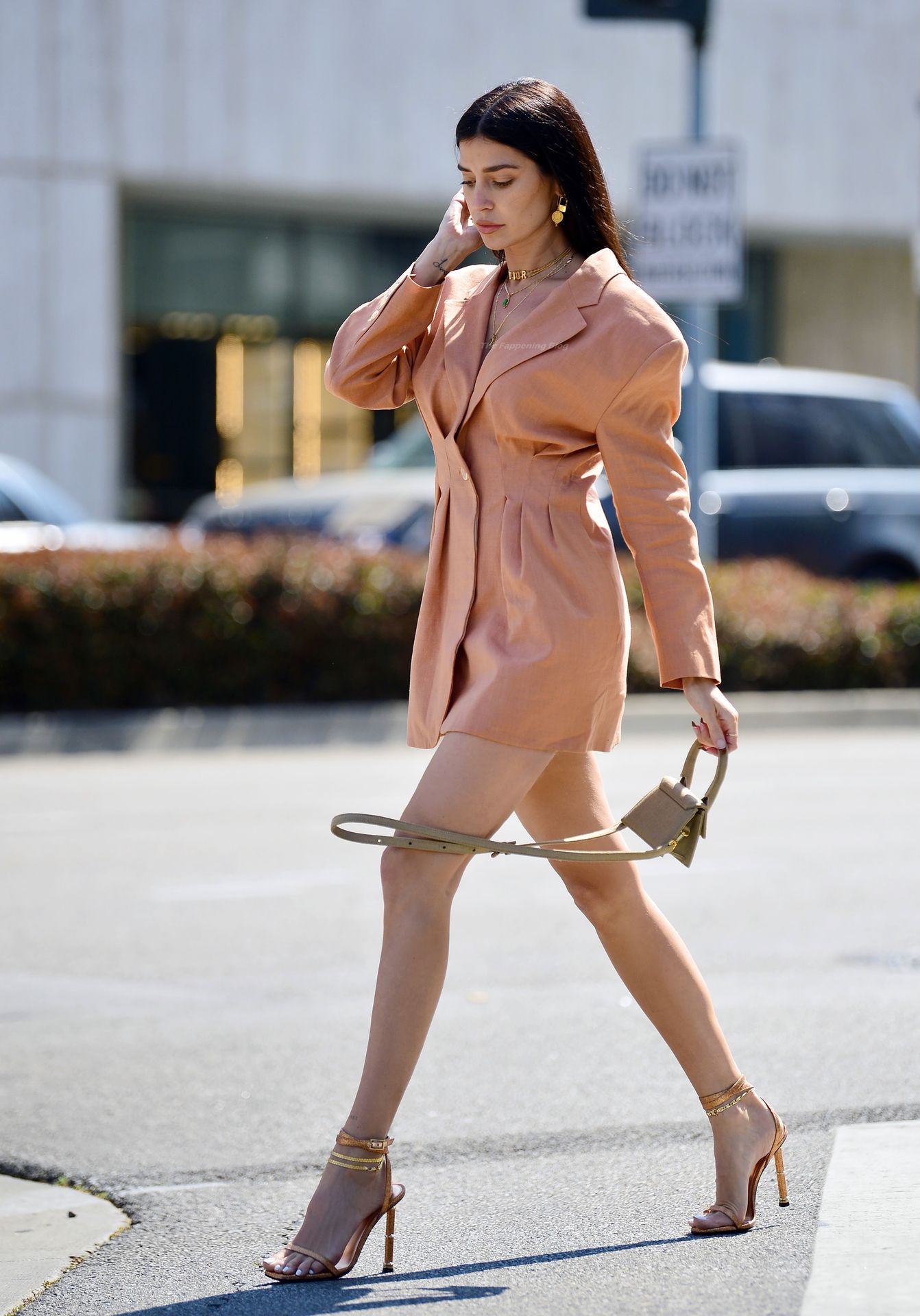 Nicole Williams Displays Her Incredibly Long Legs During A Street Style Shoot (12 Photos)