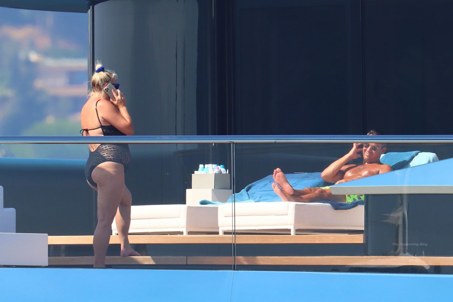 Paige Laurie is Spotted Onboard the Mega Yacht Kaos’ Out in Cannes (34 Photos)