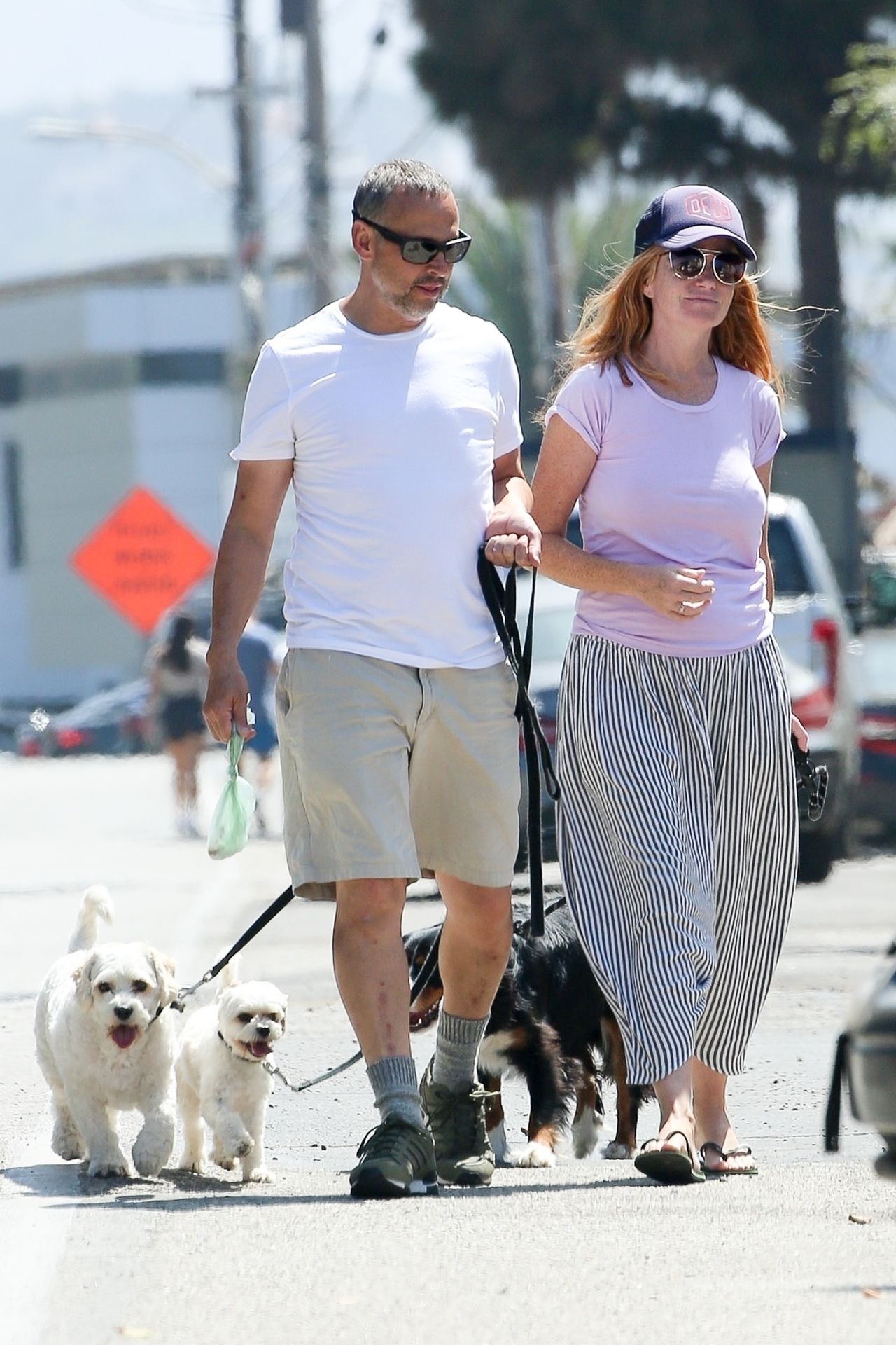 Patsy Palmer & Richard Merkell are Taking the Dogs for a Walk (20 Photos)