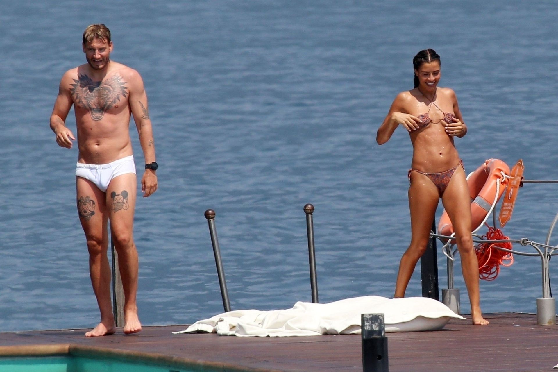 Nicklas Bendtner & Philine Roepstorff Have Some Fun in Tremezzo (59 Photos)