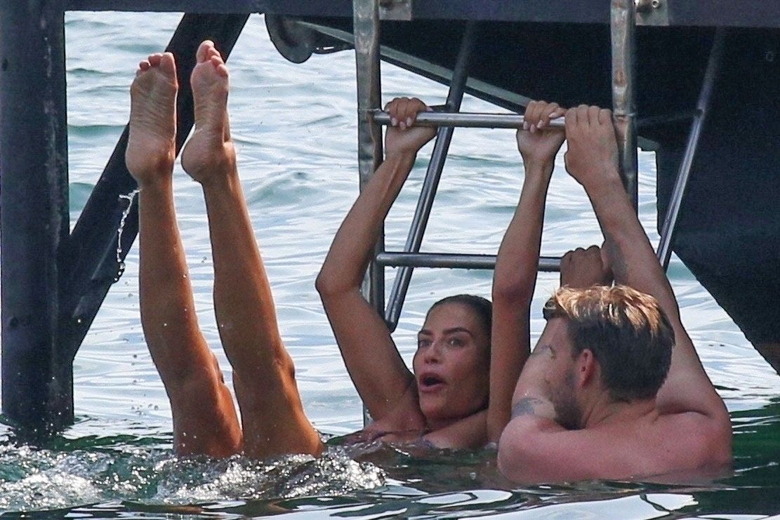 Nicklas Bendtner & Philine Roepstorff Have Some Fun in Tremezzo (59 Photos)