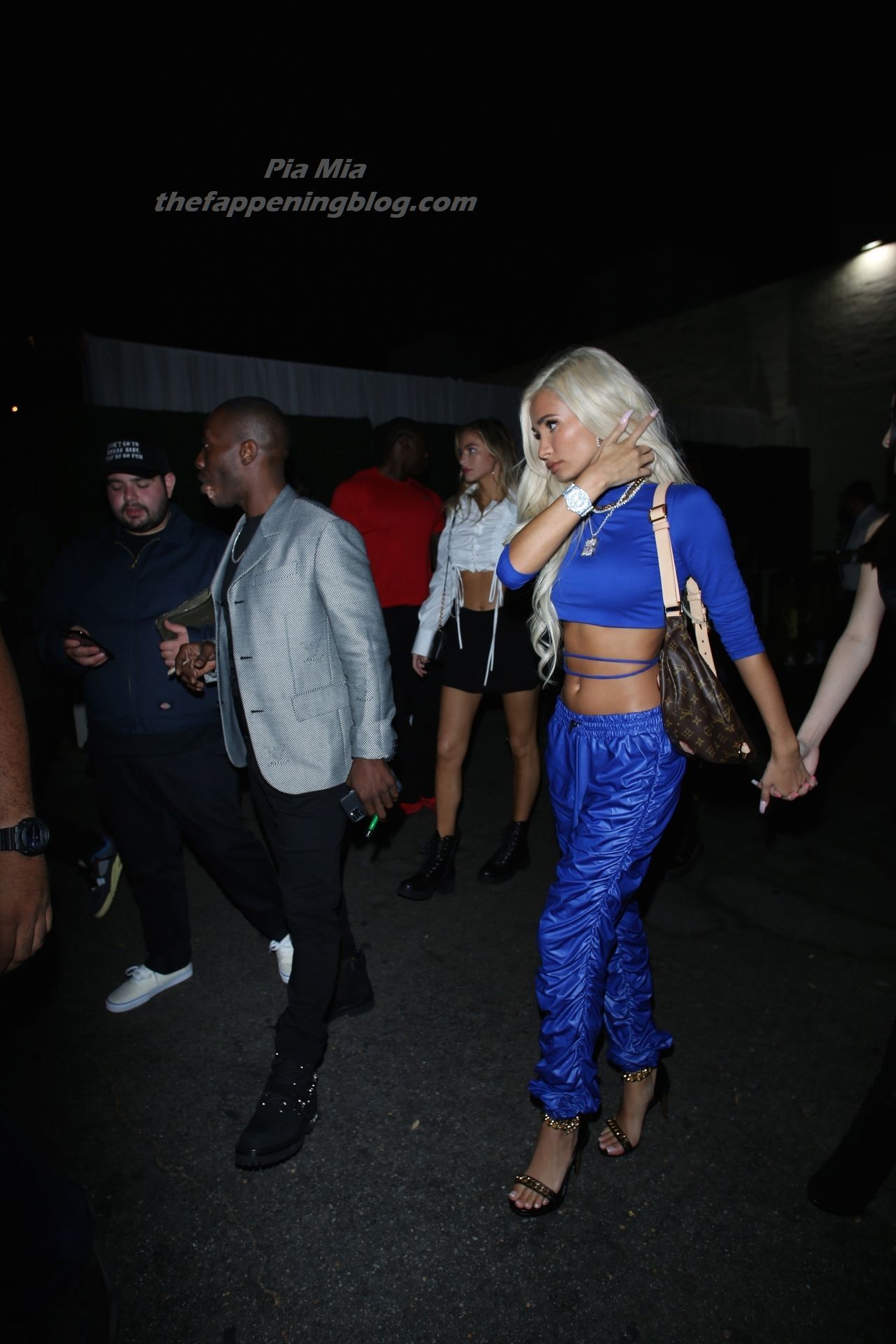 Pia Mia Shows Off Her Toned Abs as She is Spotted Leaving the LA Lakers Celebration (24 Photos)