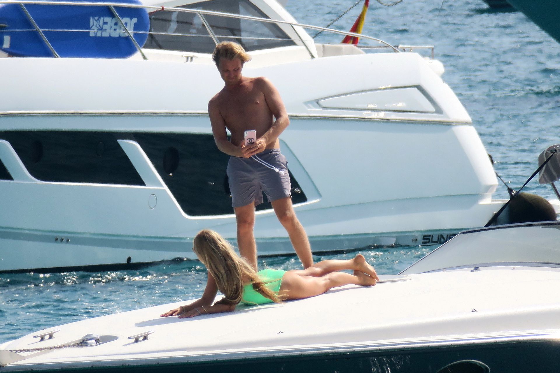 Nico Rosberg & Vivian Sibold Enjoy Their Holidays in Spain (23 Photos)

