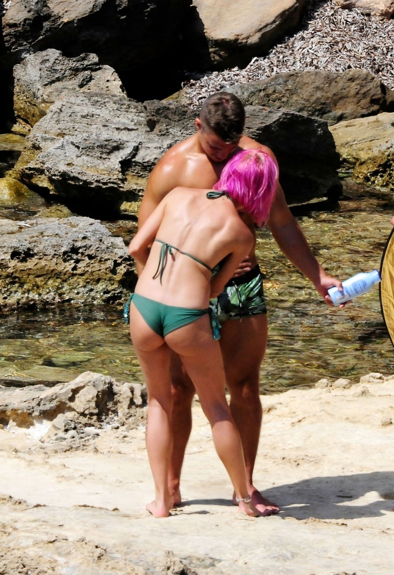 Topless Mia Julia Brückner Enjoy a Day on the Beach in Palma (44 Photos)