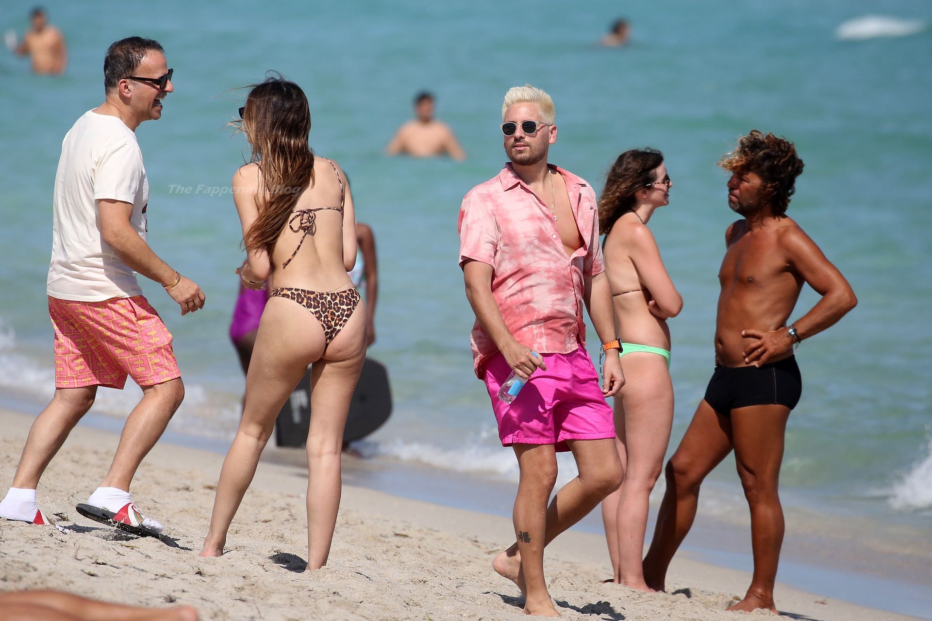 Scott Disick Enjoys the Day with Amelia Gray Hamlin on the Beach in Miami (117 Photos)