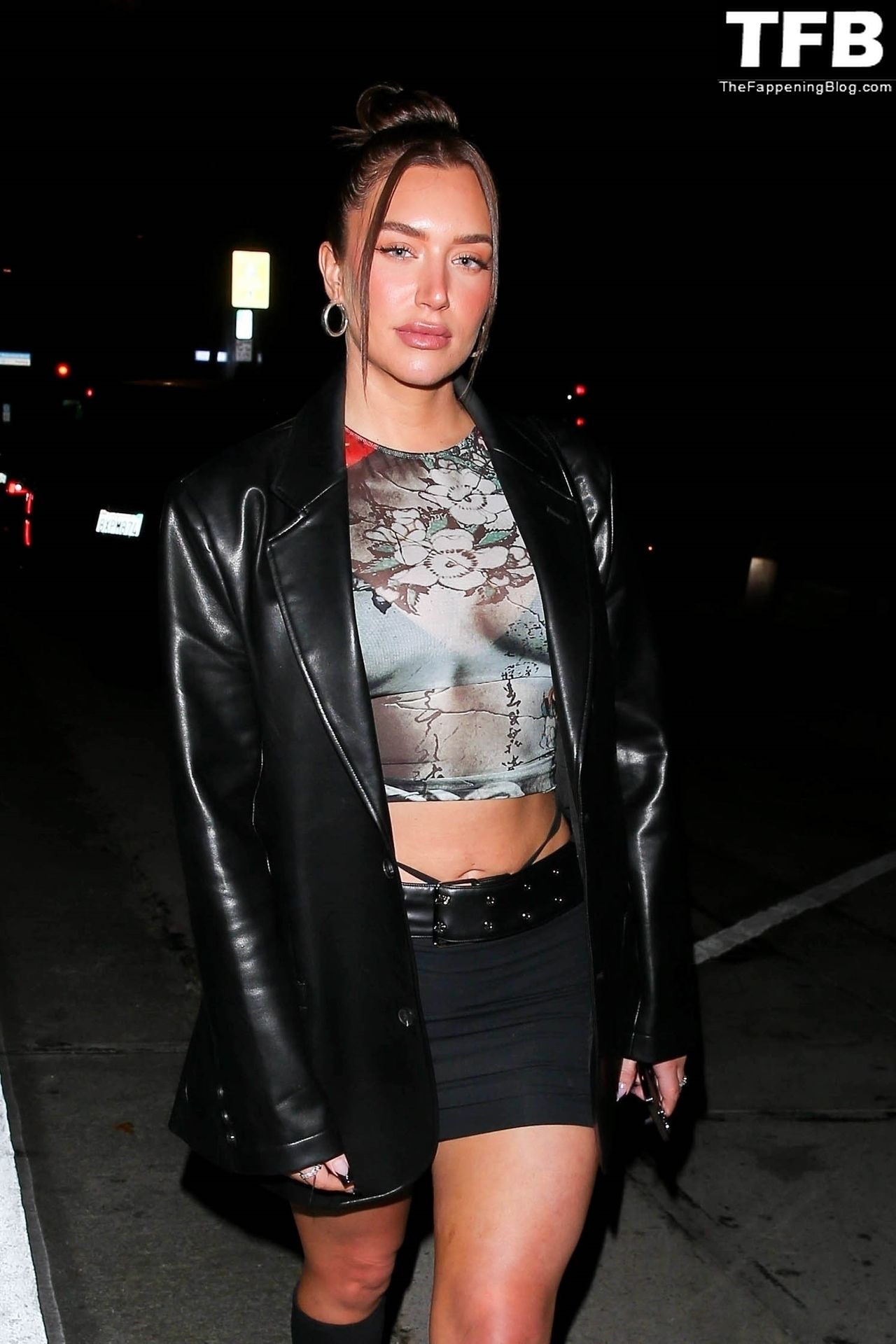 Stassie Karanikolaou Looks Stunning as She Struts Out of Dinner at Craigs (30 Photos)