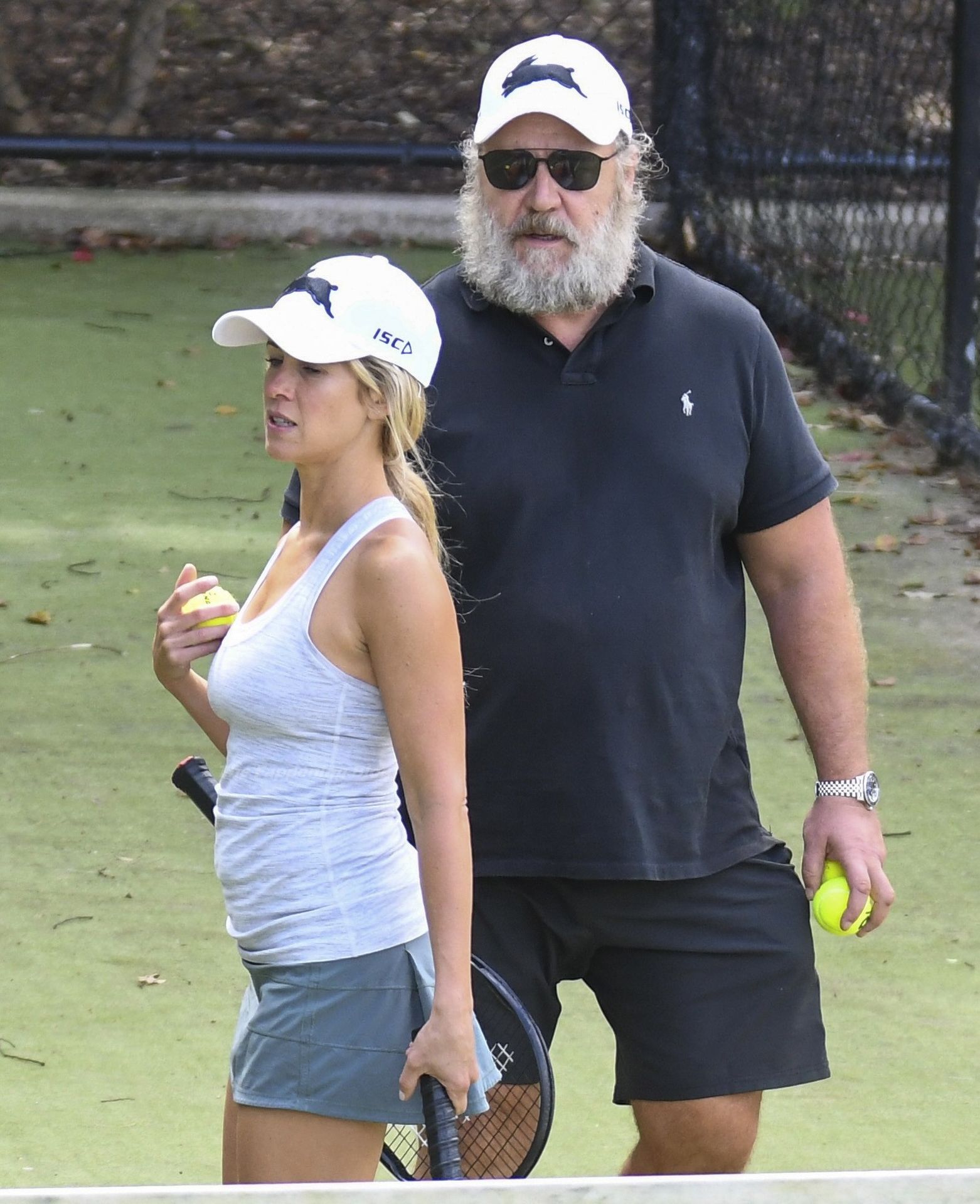 Russell Crowe & Britney Theriot Hit the Courts for Their Tennis Match in Sydney (27 Photos)