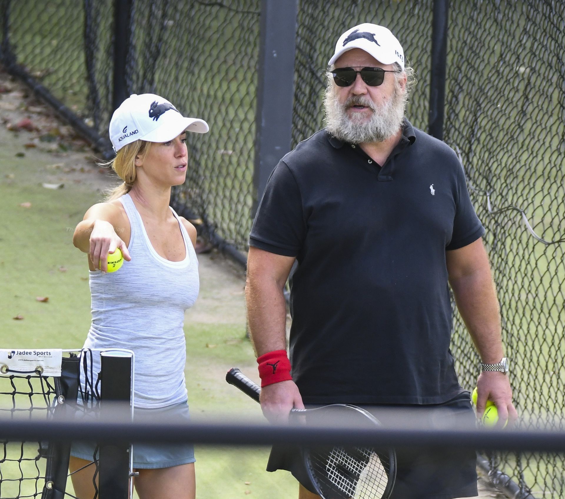 Russell Crowe & Britney Theriot Hit the Courts for Their Tennis Match in Sydney (27 Photos)