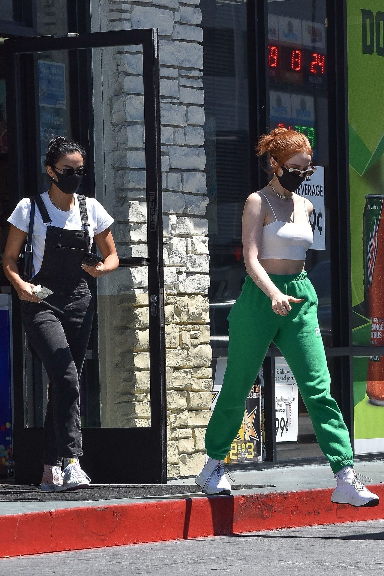 Riverdales Camila Mendes & Madelaine Petsch Stop by a Gas Station (23 Photos)