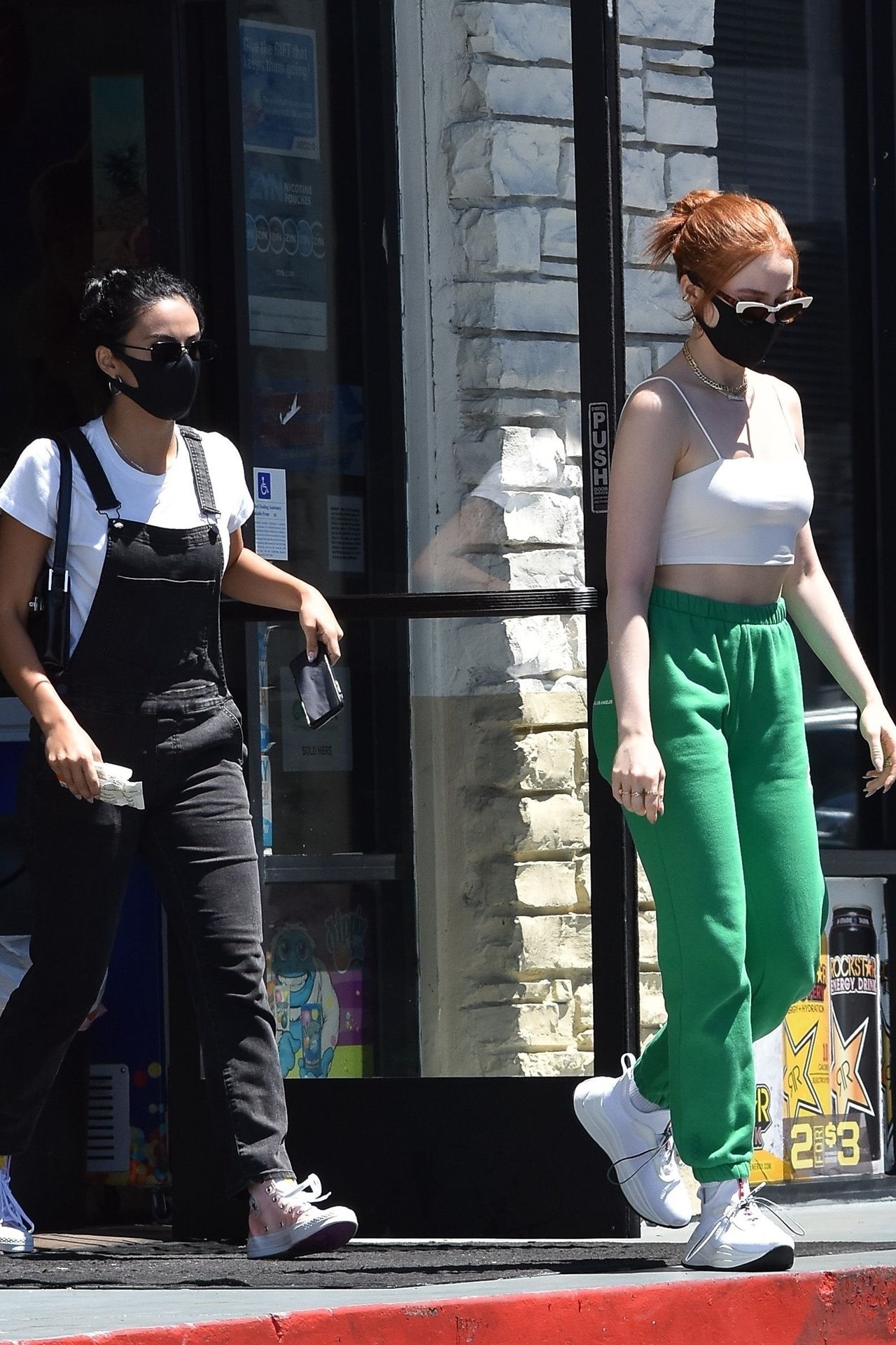 Riverdales Camila Mendes & Madelaine Petsch Stop by a Gas Station (23 Photos)