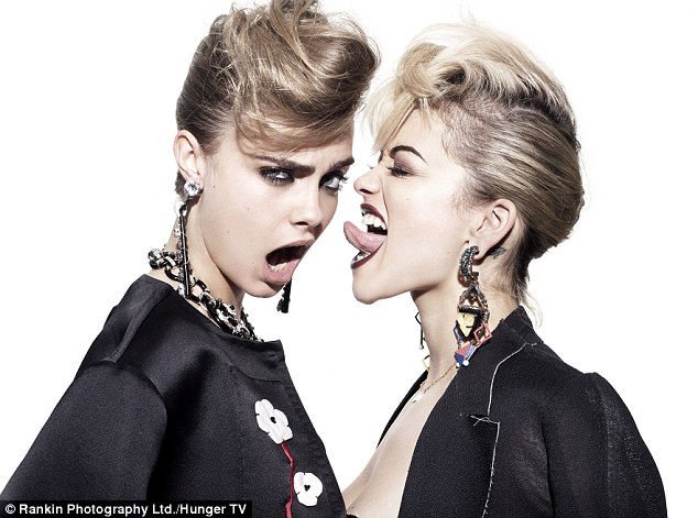 Rita Ora & Cara Delevingne Sexy (6 Photos)
