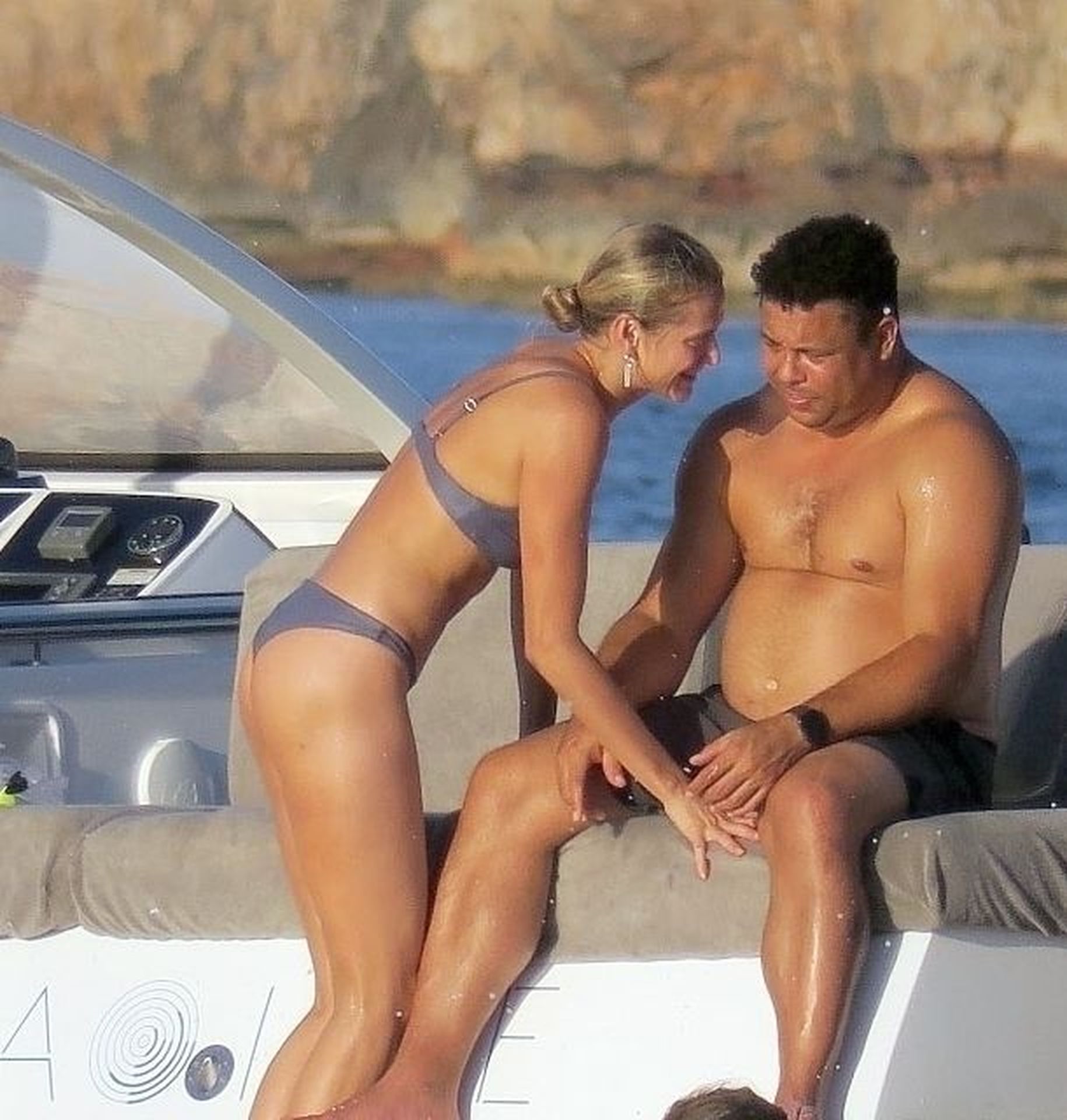 Ronaldo & Celina Locks Enjoy a Day at Sea Aboard a Yacht in Formentera (41 Photos)