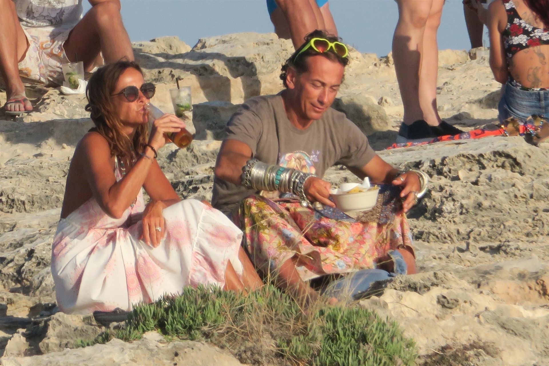 Soldano Kunz Enjoys a Nude Day on the Beach with Cristina Parodi in Formentera (35 Photos)