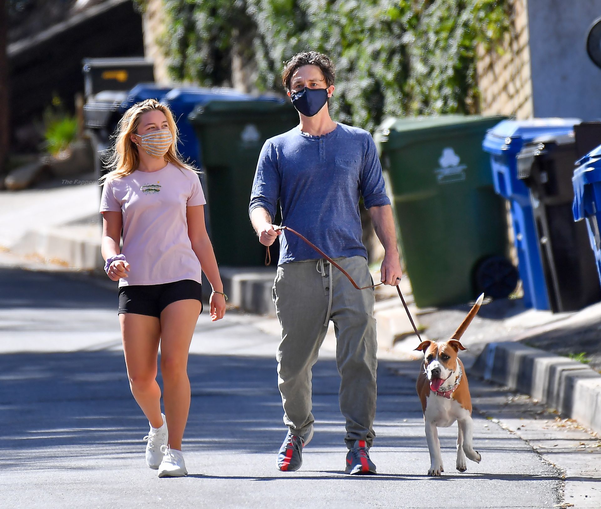 Zach Braff Is Seen with Braless Florence Pugh in LA (17 Photos)