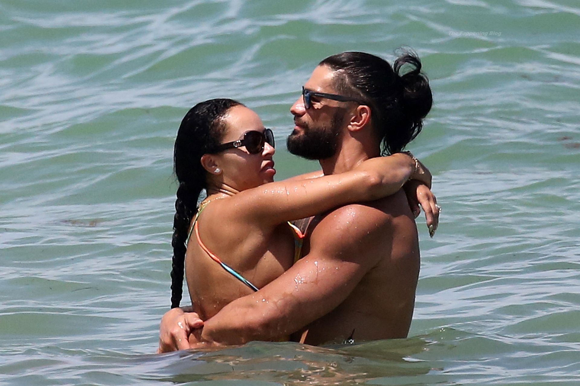 Roman Reigns & Galina Becker Hit the Beach in Miami (18 Photos)