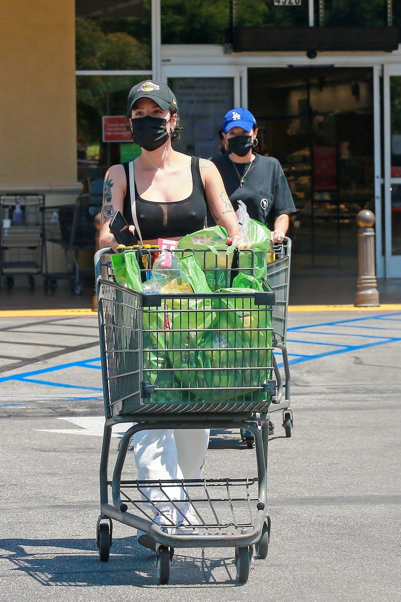 Sexy Halsey Stops by the Grocery Store in LA (27 Photos)