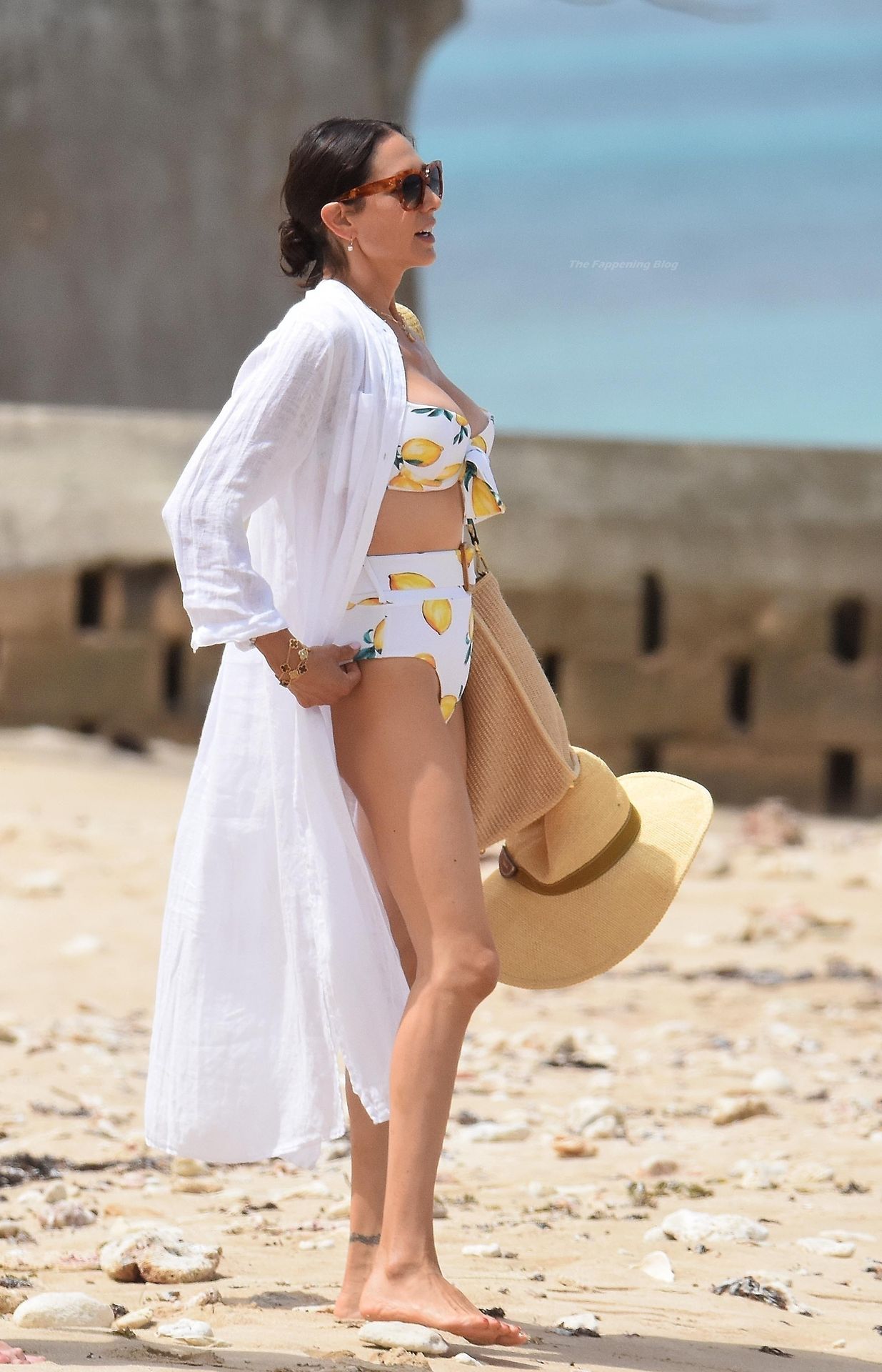 Simon Cowell & Lauren Silverman Enjoy a Relaxing Day on the Beach in Barbados (46 Photos)