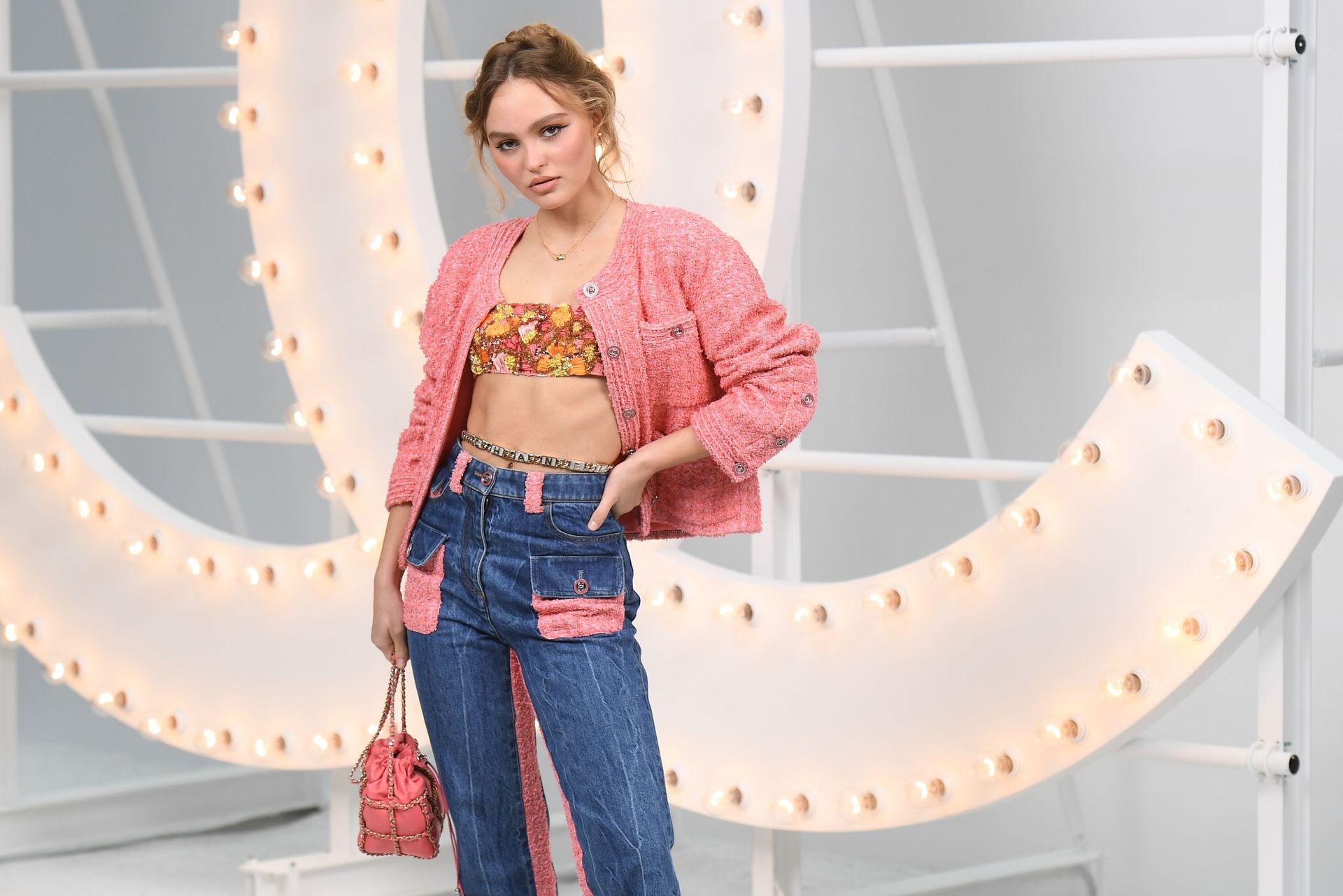 Tittyless Lily-Rose Depp is Seen at the Chanel Fashion Show in Paris (57 Photos)