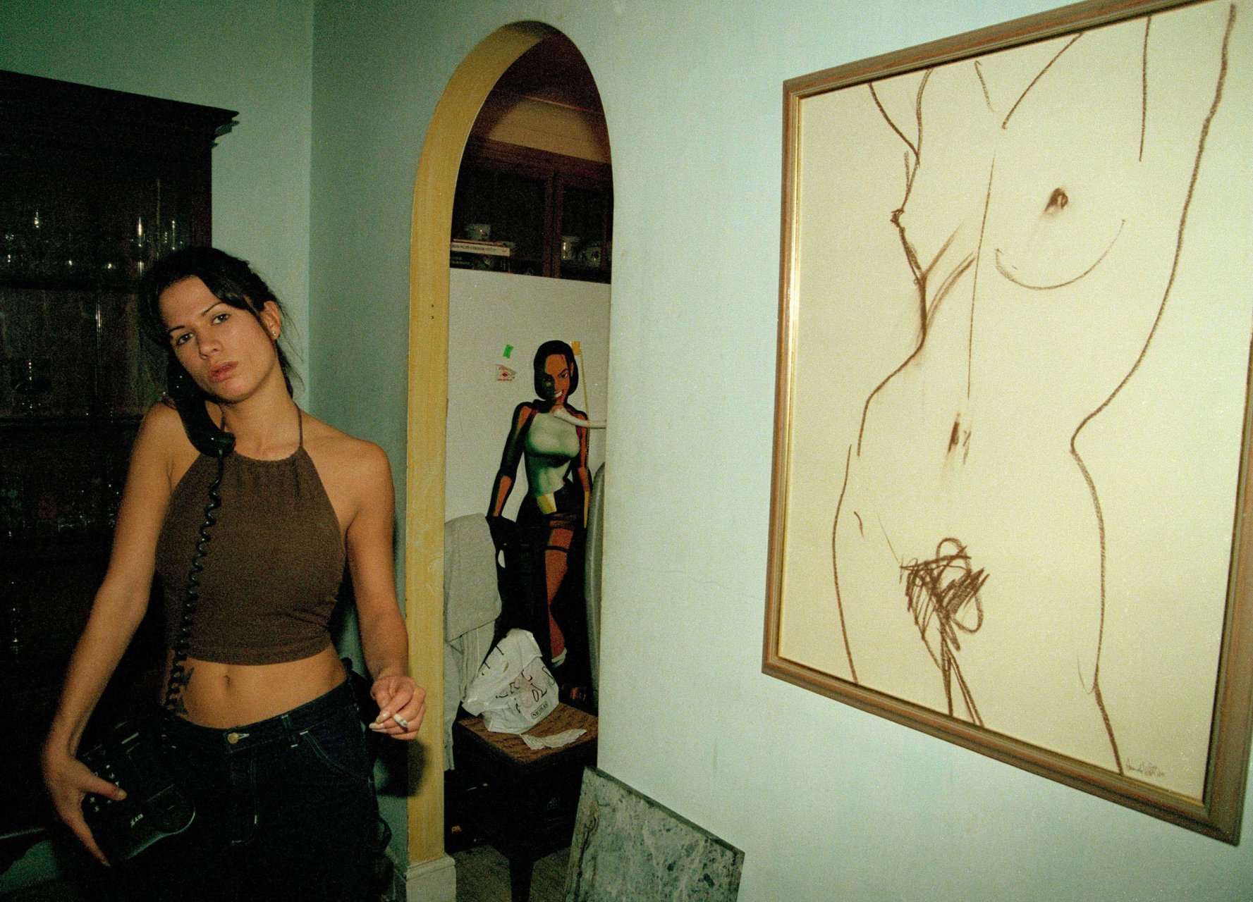 Rhona Mitra Topless & Sexy (4 Photos)