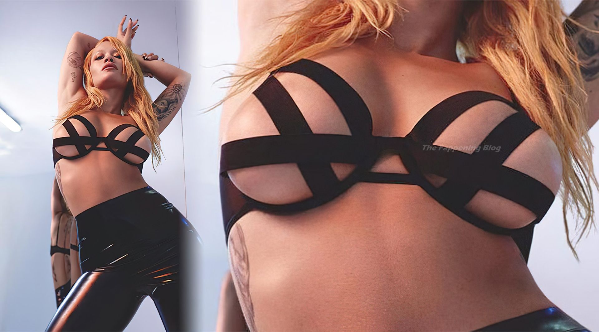 Rita Ora Shows Off Her Tits (3 Photos)