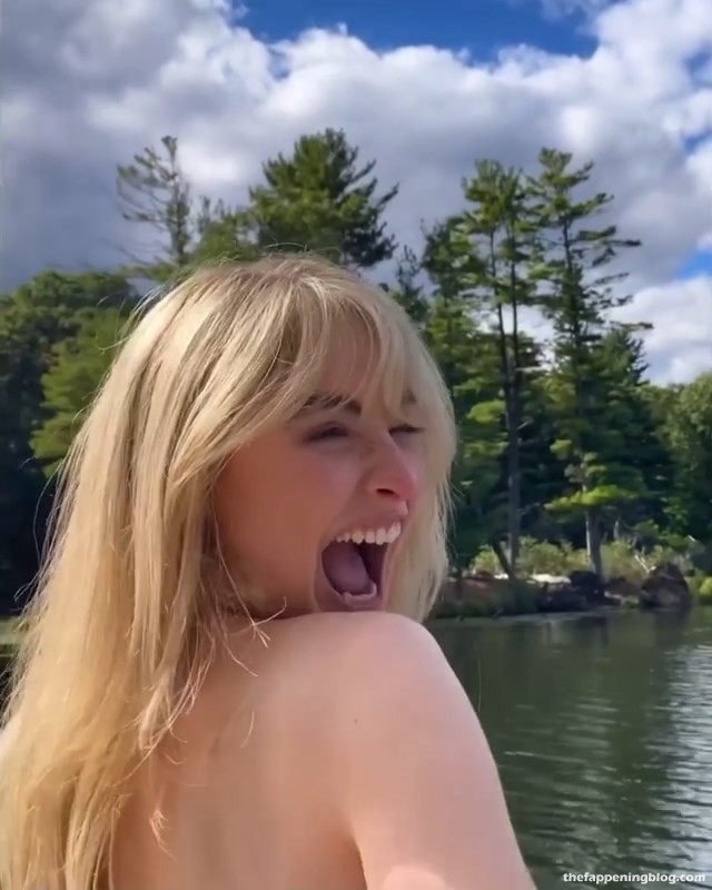 Sabrina Carpenter Surprises Fappers With Skinny Dipping (7 Pics + Video)