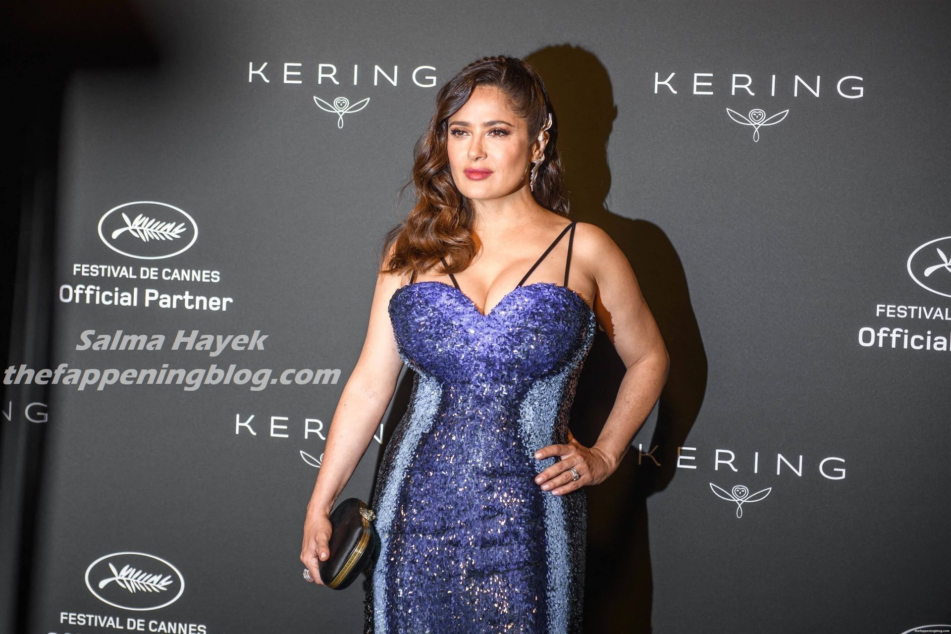 Salma Hayek Flaunts Her Cleavage at the Kering Women In Motion Awards Dinner (49 Photos)