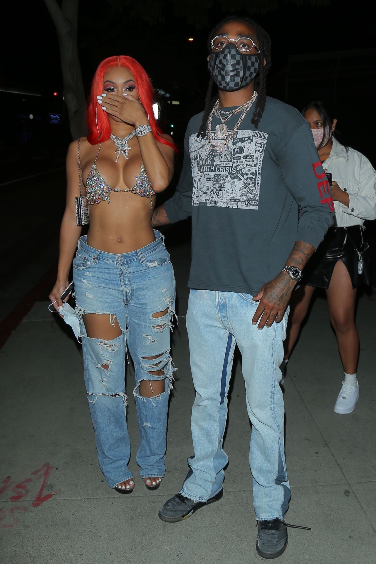 Saweetie & Quavo Spend the Night Out on theTown in WeHo (33 Photos)