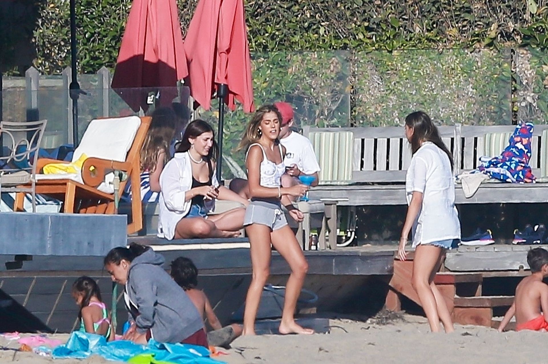 Sistine, Scarlet, Sophia Stallone Have a Party at a Beach House in Malibu (158 Photos)