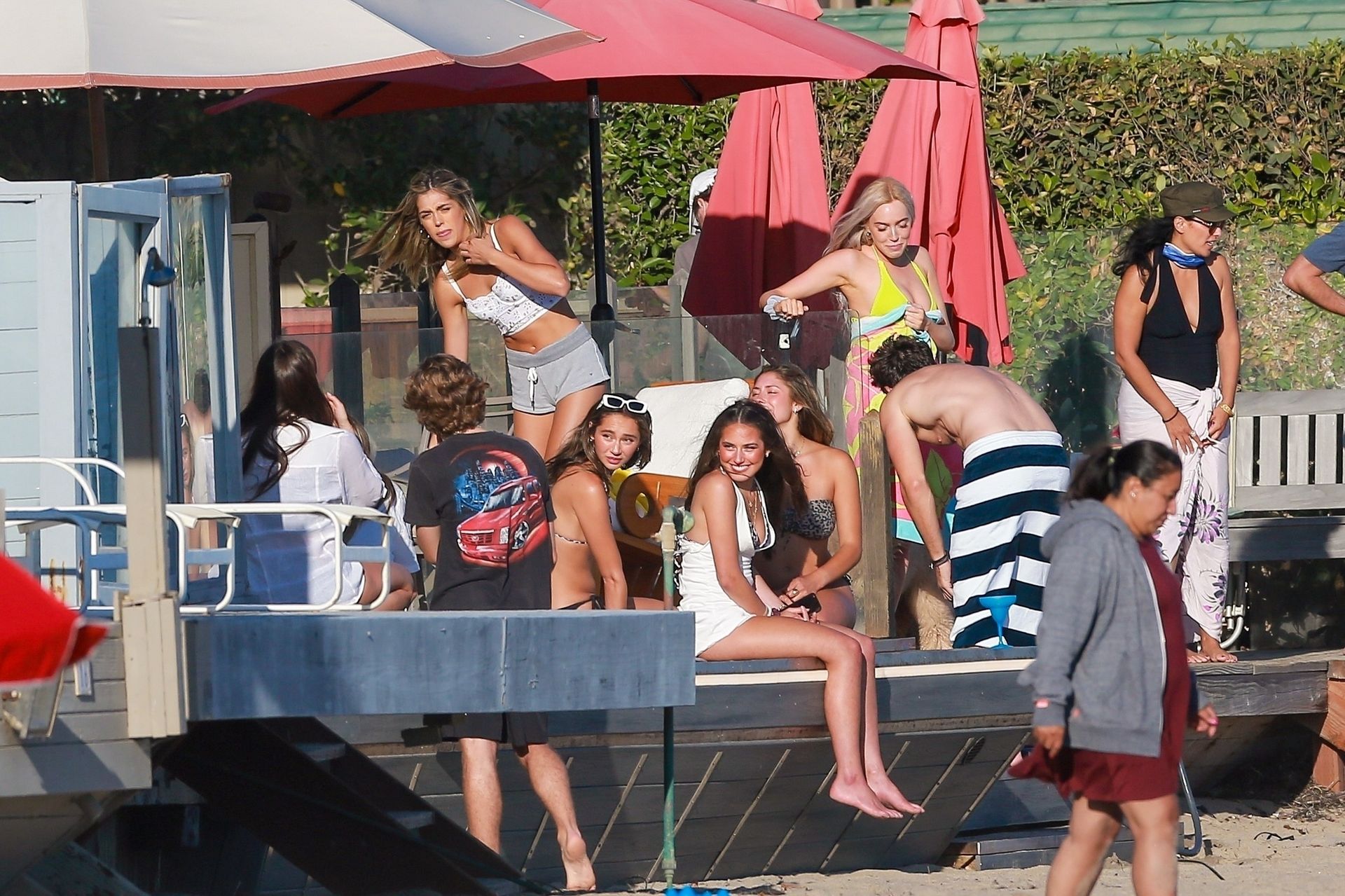 Sistine, Scarlet, Sophia Stallone Have a Party at a Beach House in Malibu (158 Photos)