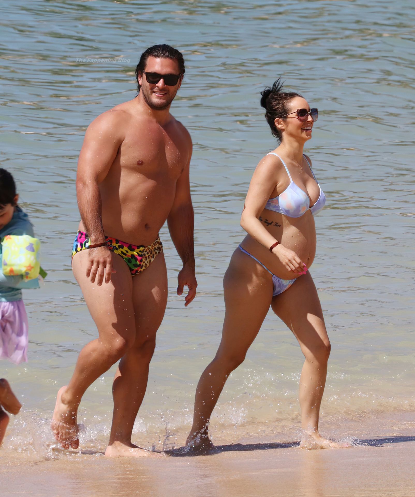 Scheana Shay & Brock Davies Enjoy a Day at The Beach in Hawaii (30 Photos)