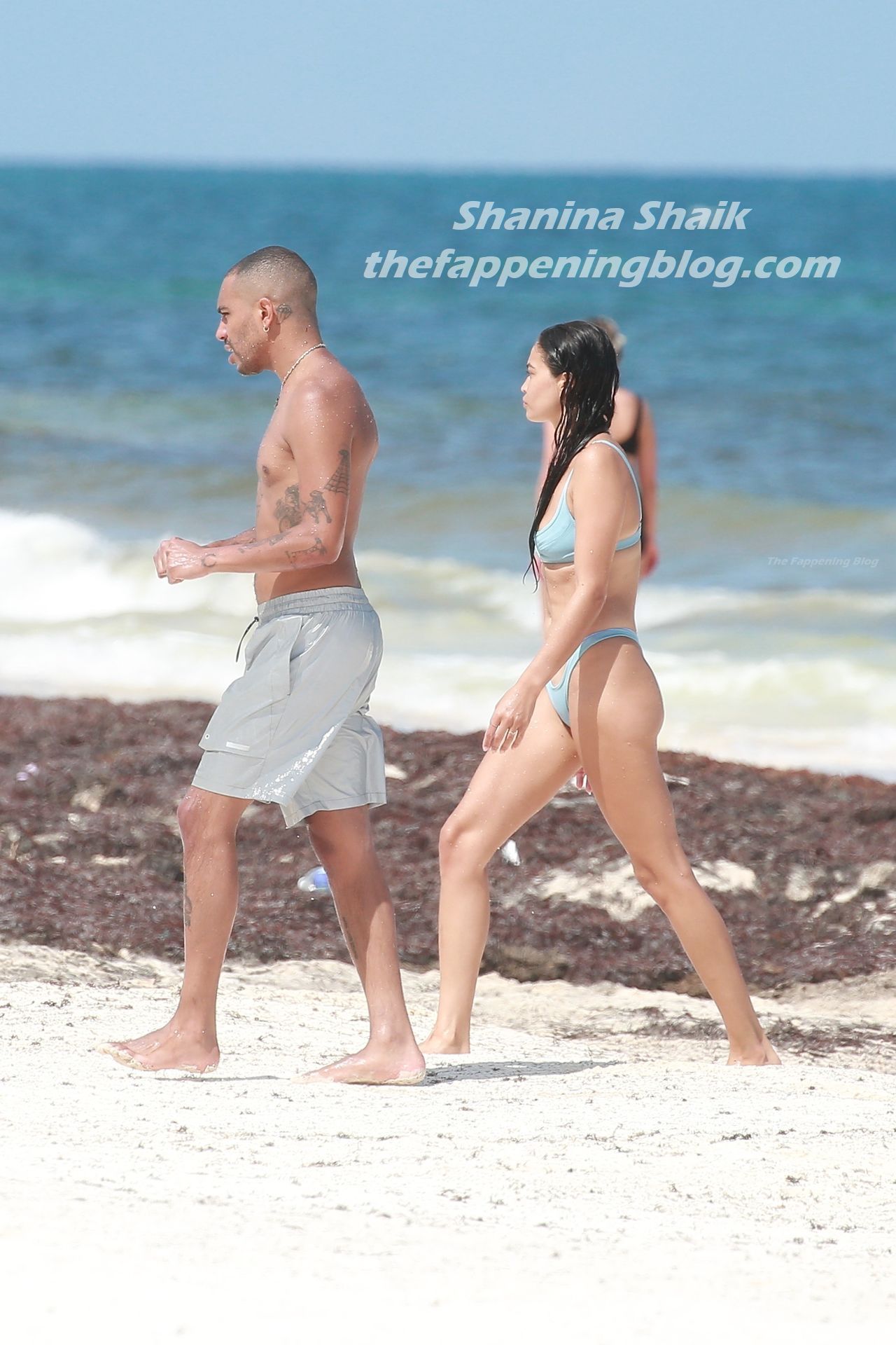 Shanina Shaik Flashes Her Nude Tits on the Beach in Mexico (57 Photos) [Updated]
