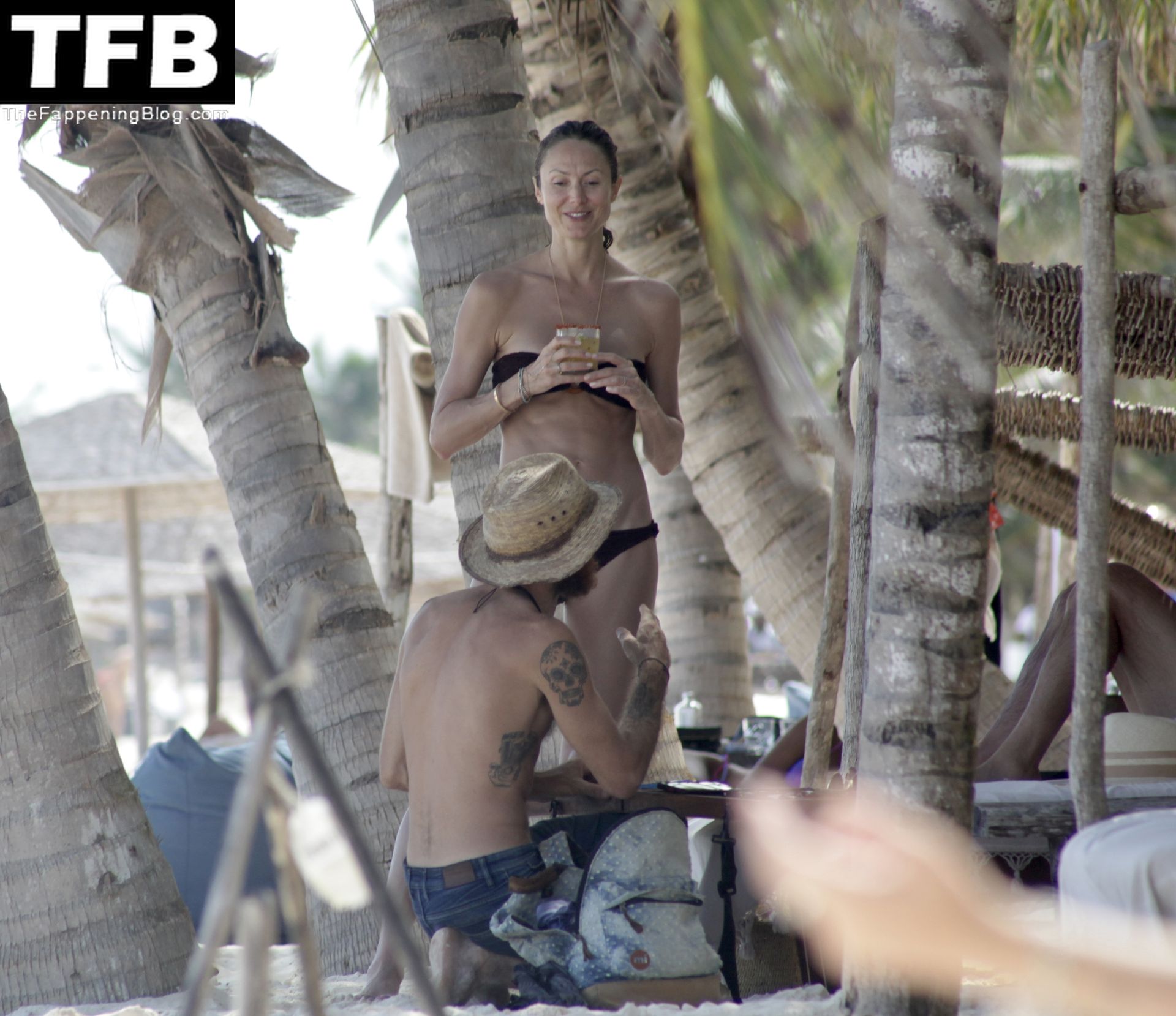 Stacy Keibler & Jared Pobre Enjoy the Day at the Beach in Tulum (59 Photos)