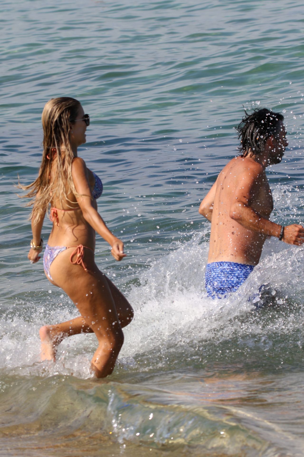 Sylvie Meis & Niclas Castello Enjoy a Beach Day in Saint Tropez (108 New Photos)