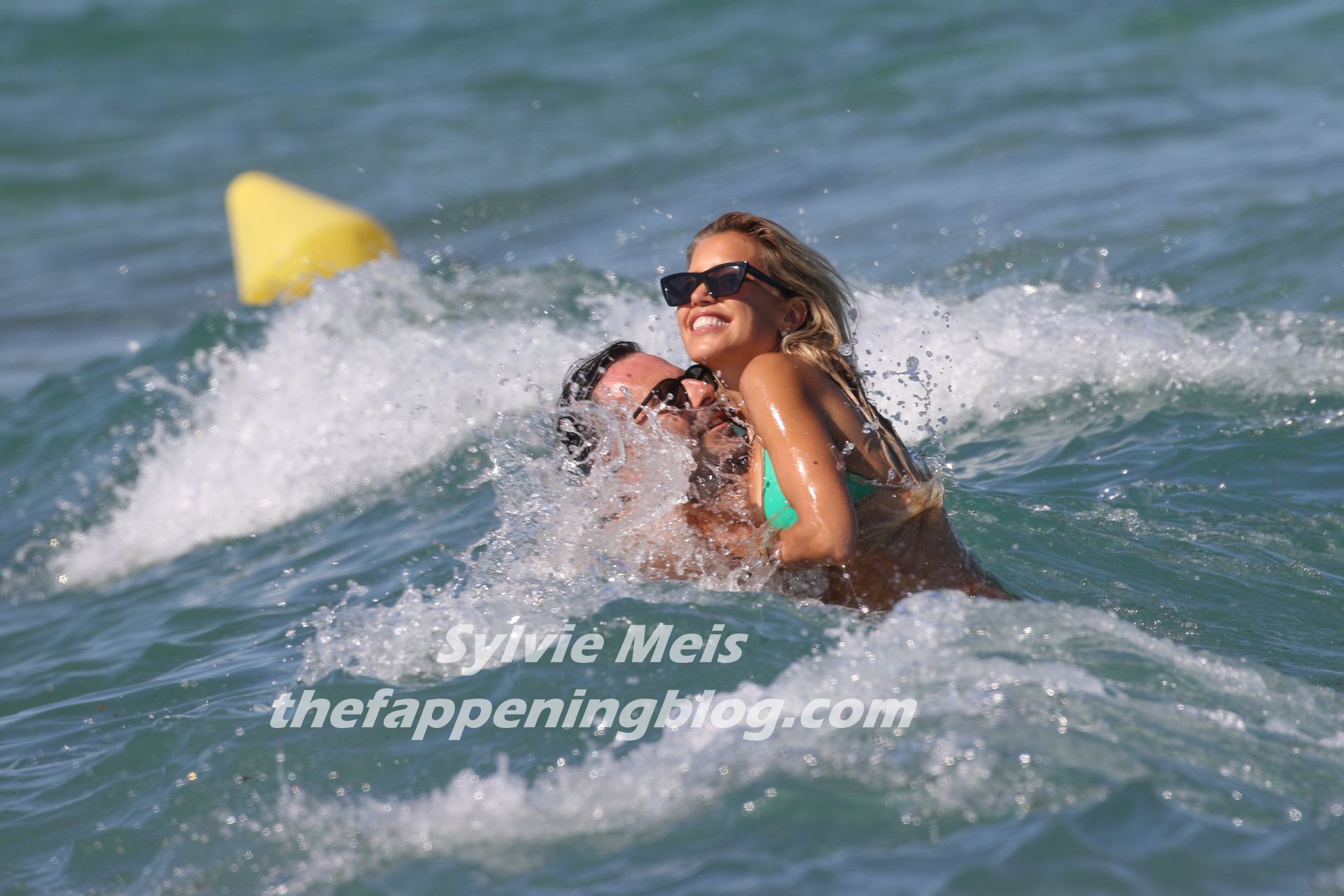 Sylvie Meis & Niclas Castello Enjoy a Beach Day in Saint Tropez (48 Photos)