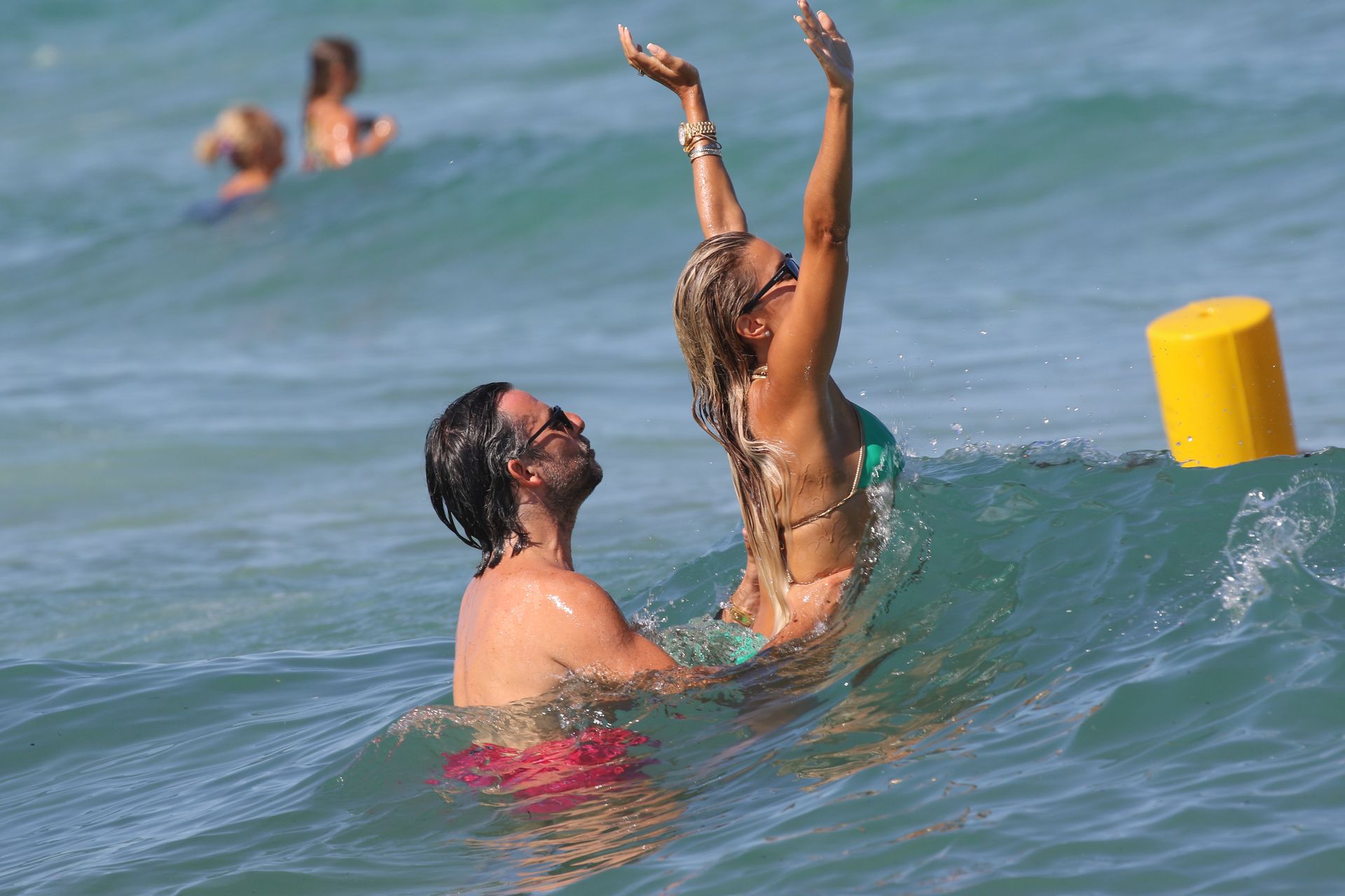 Sylvie Meis & Niclas Castello Enjoy a Beach Day in Saint Tropez (48 Photos)