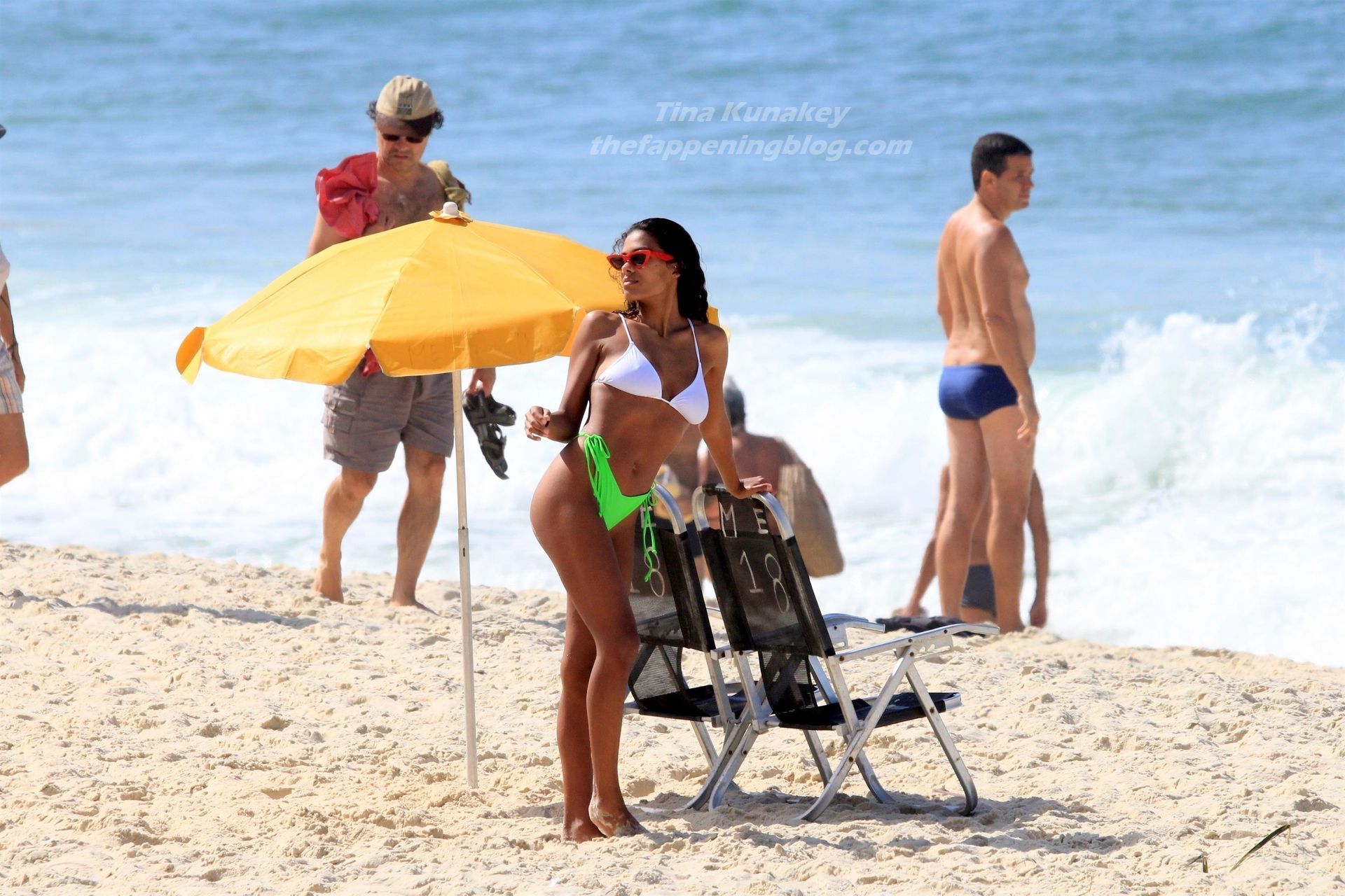 Tina Kunakey Flaunts Her Ass and Tits in a Bikini (24 Photos)