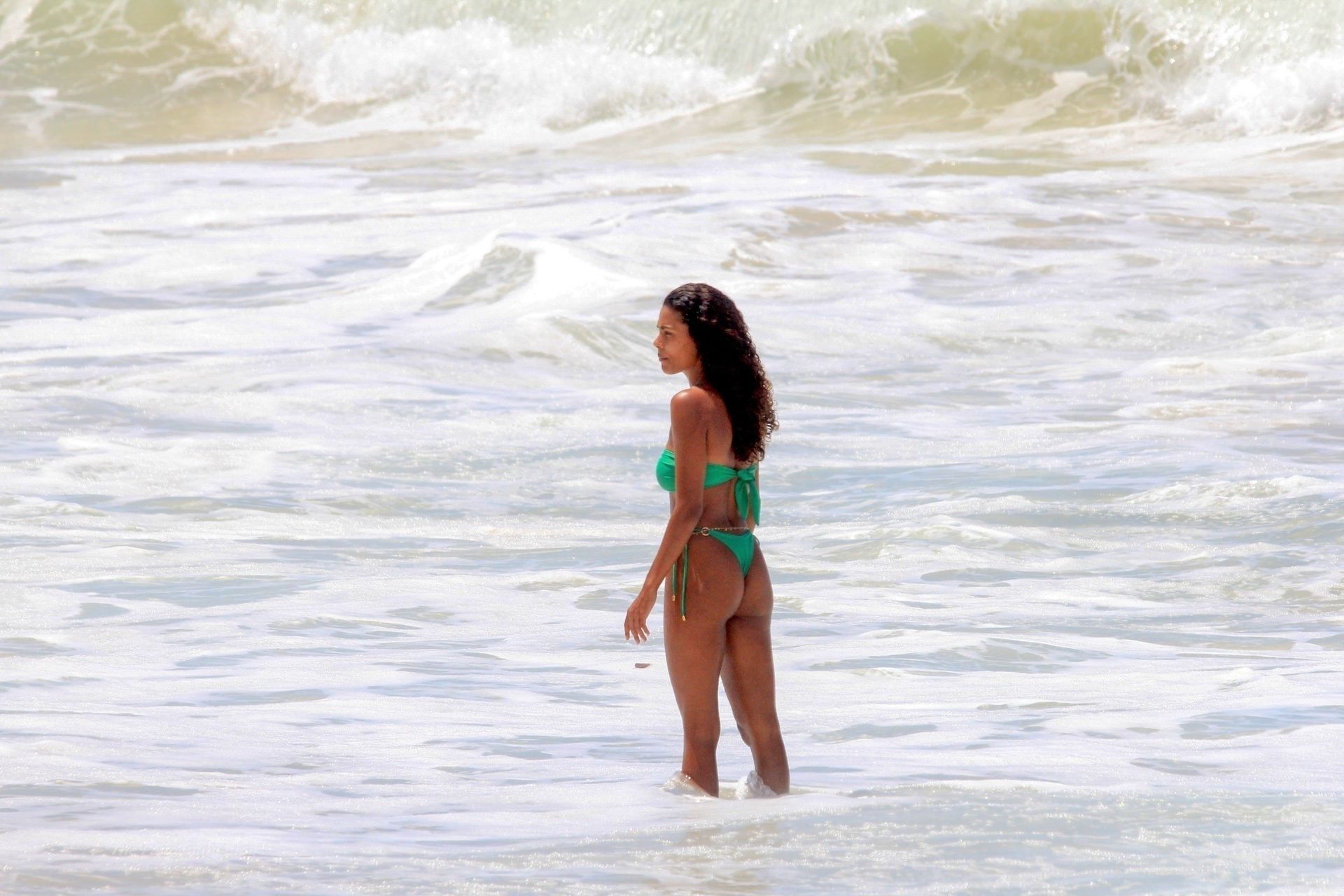 Tina Kunakey Looks Hot on the Beach in Rio (44 Photos)