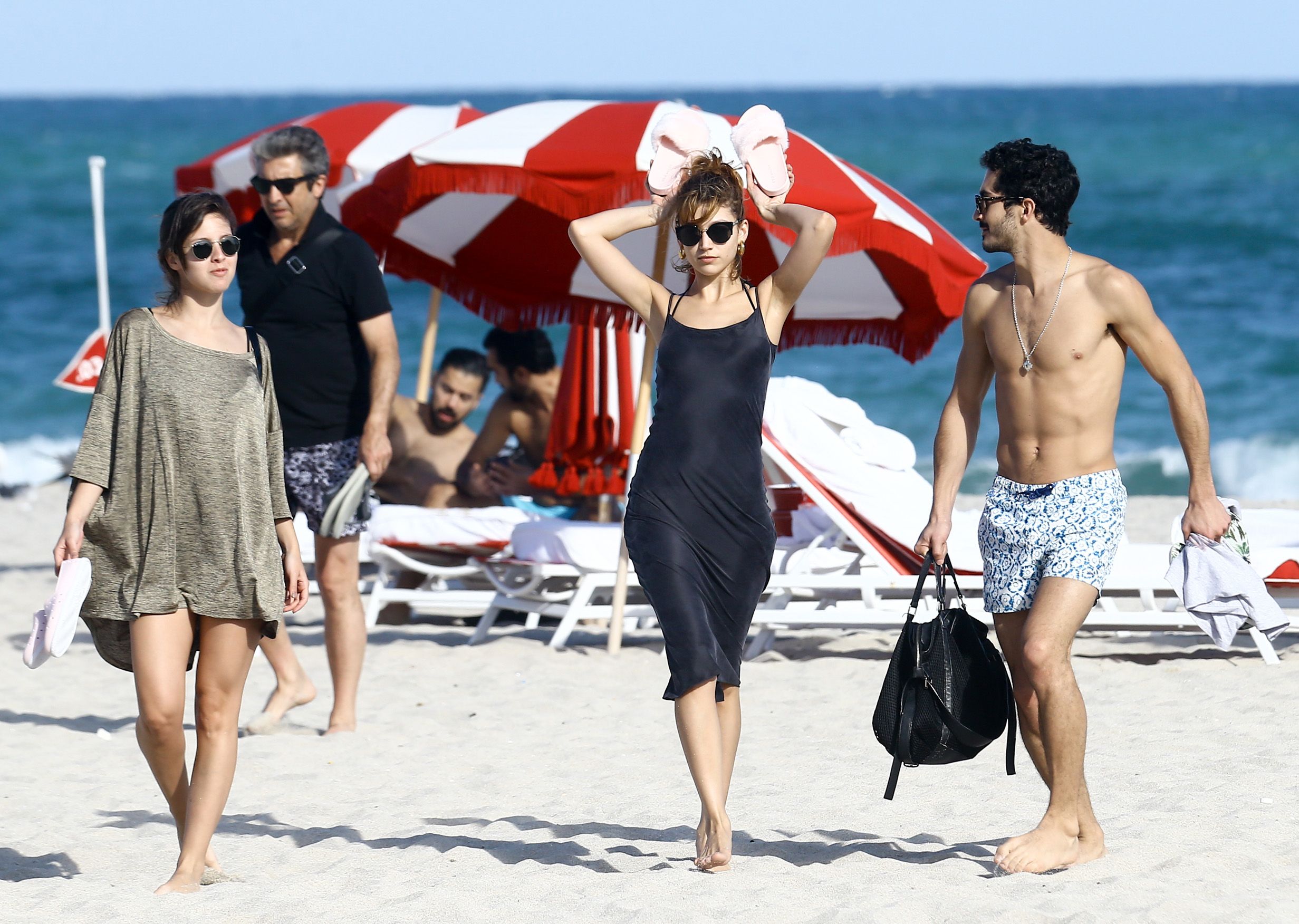 Ursula Corbero & Chino Darin Catch Some Rays on the Beach in Miami (30 Photos)