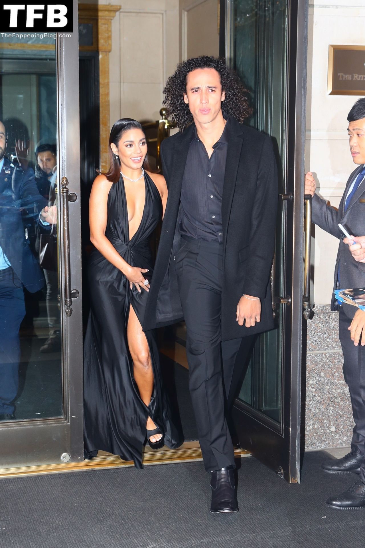 Vanessa Hudgens Looks Hot in a Black Dress in New York City (20 Photos)