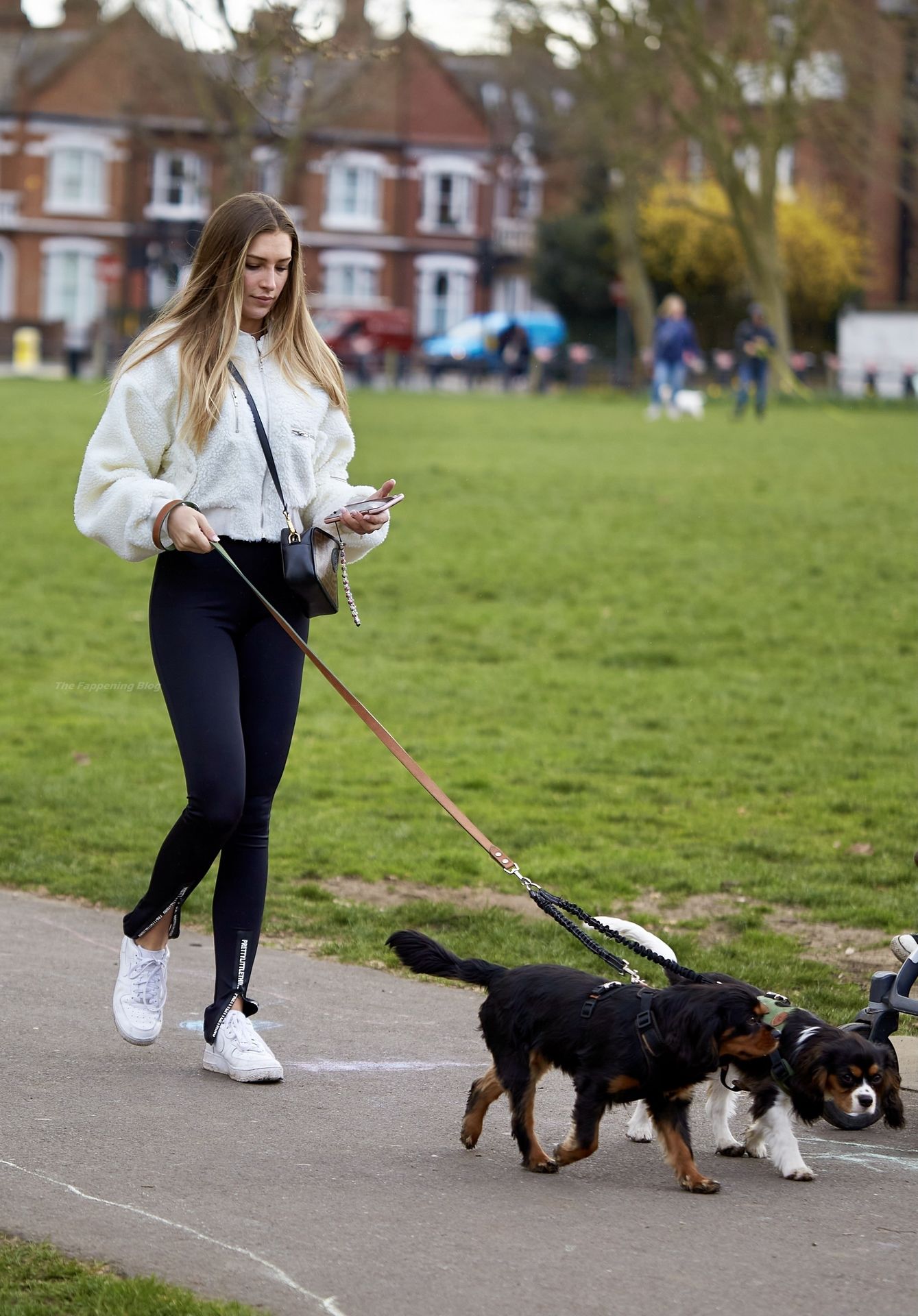 Zara McDermott is Spotted with Her Two Puppies in London (17 Photos)